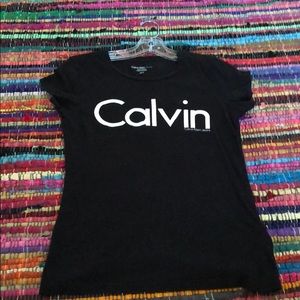 Black Calvin Klein t-shirt